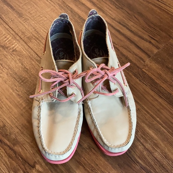 Sperry top sider ankle loafers leather size 10M - Picture 2 of 9